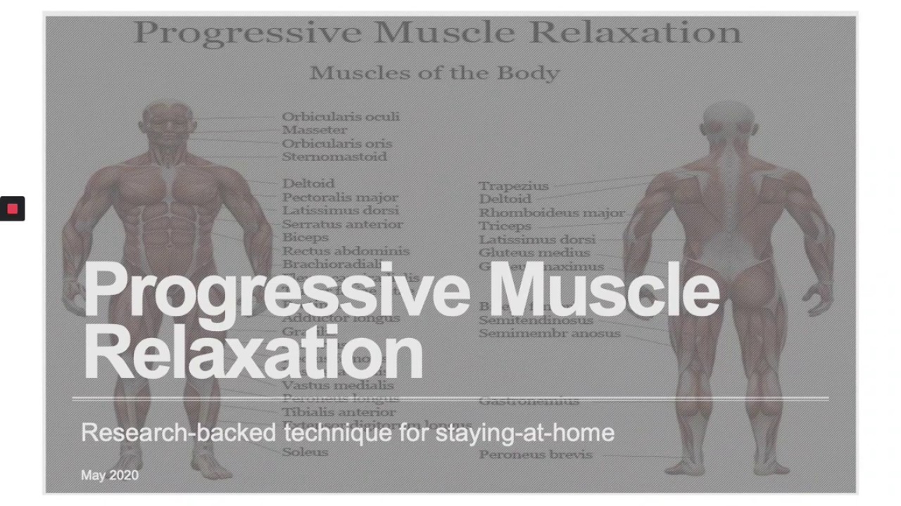 Progressive Muscle Relaxation: Self-Care During COVID-19