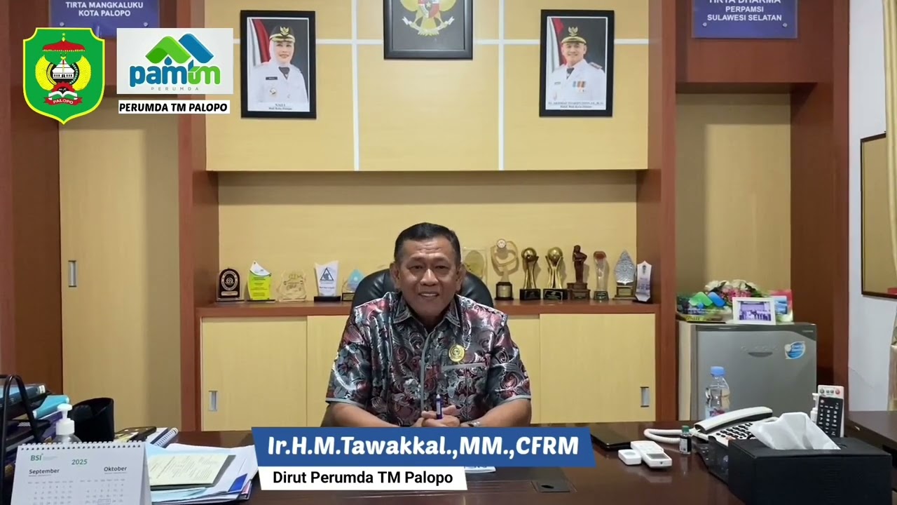 Direktur Utama Perumda TM Palopo Ucapkan selamat Kepada Ketua Terpilih SMSI Kota Palopo 