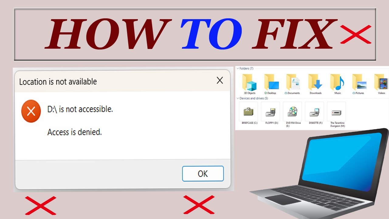 How to Fix Access Denied Problem in Laptop || How to fix Access denied || Access denied | Access