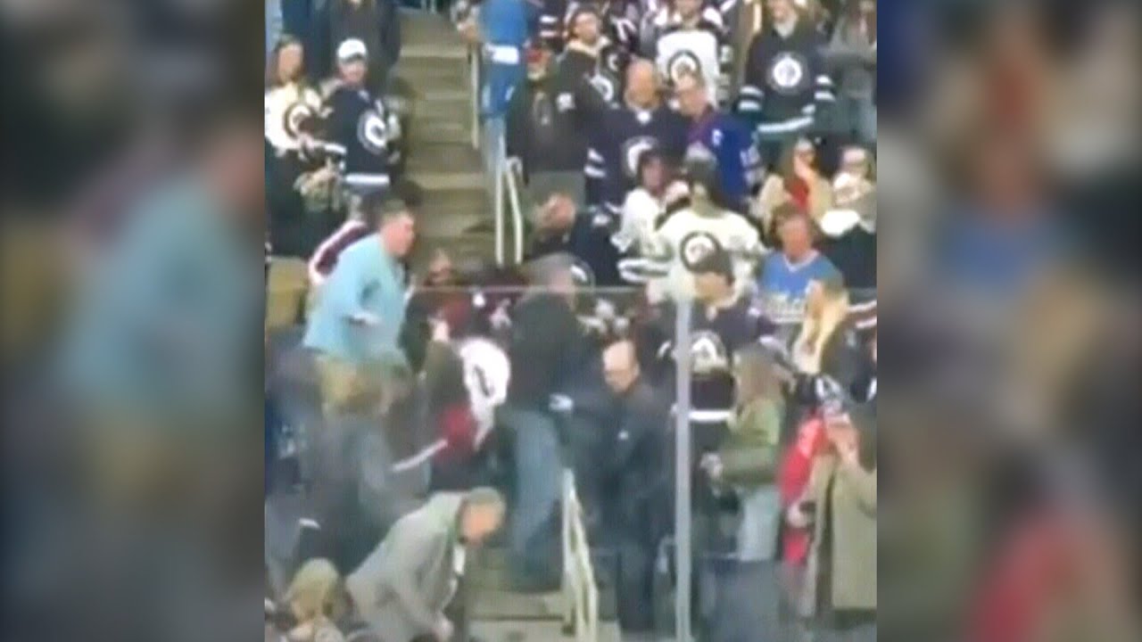 Winnipeg Jets game ends in brawl