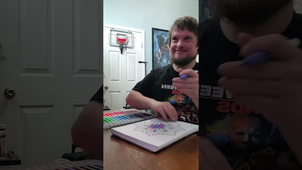 coloring 100 mandalas with king art mini markers