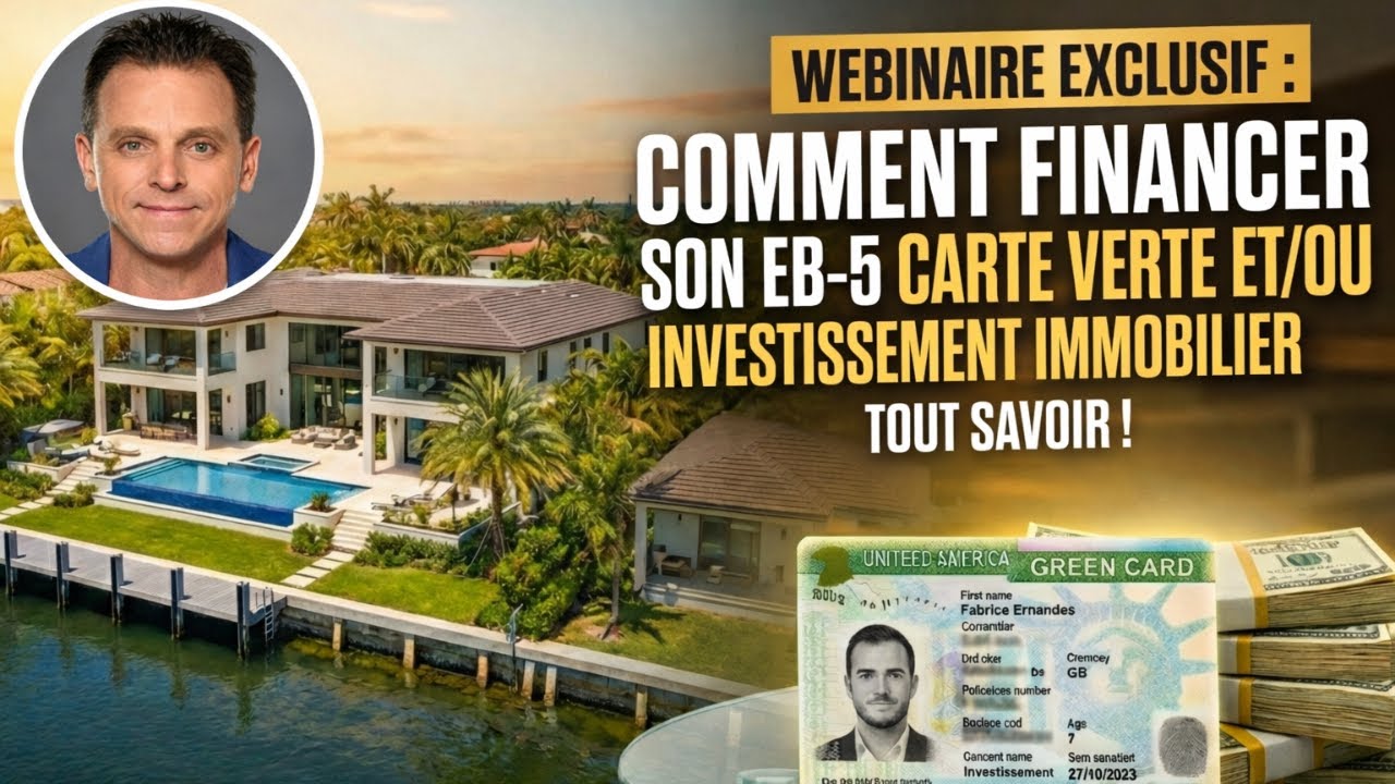 Stratégies Efficaces pour le Financement de votre Carte Verte EB5 et l'Investissement Immobilier! 📱