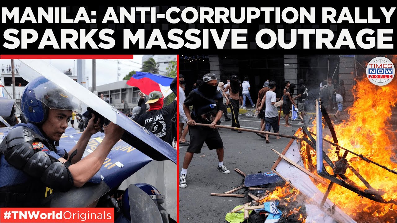 Manila Explodes: 33,000 Demand Justice Against Government Corruption | Times Now World