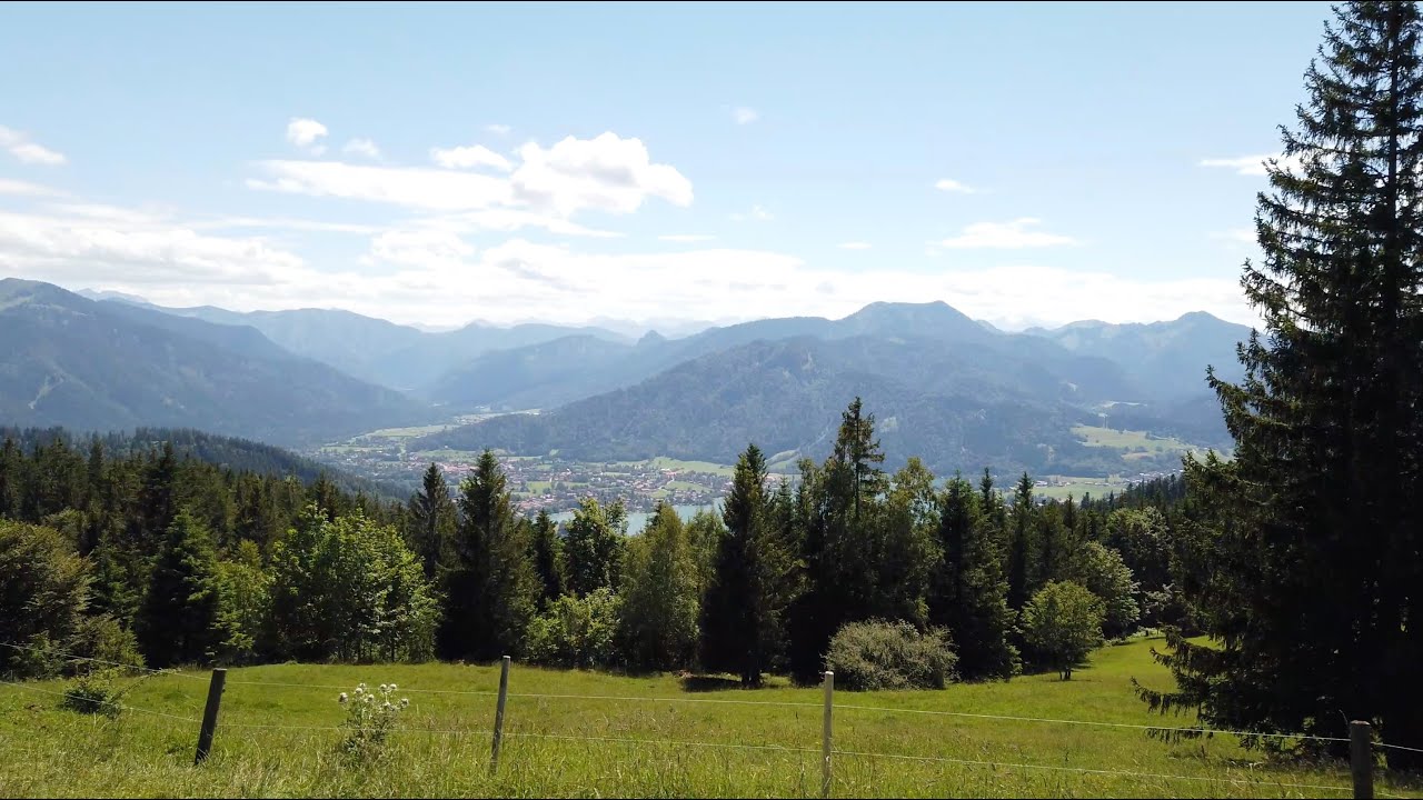 Tegernsee: hiking to mountain Neureuth (one hour) / часовой поход в горы на Тегернзе