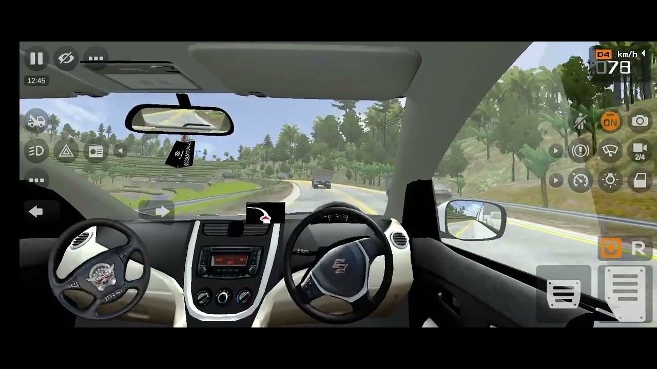 Bus simulator Indonesia driving maruti suzuki Celerio mid model VXI 2016