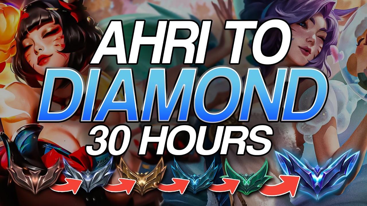 Teaching you how to go from Unranked to Diamond on Ahri mid in 30 hours