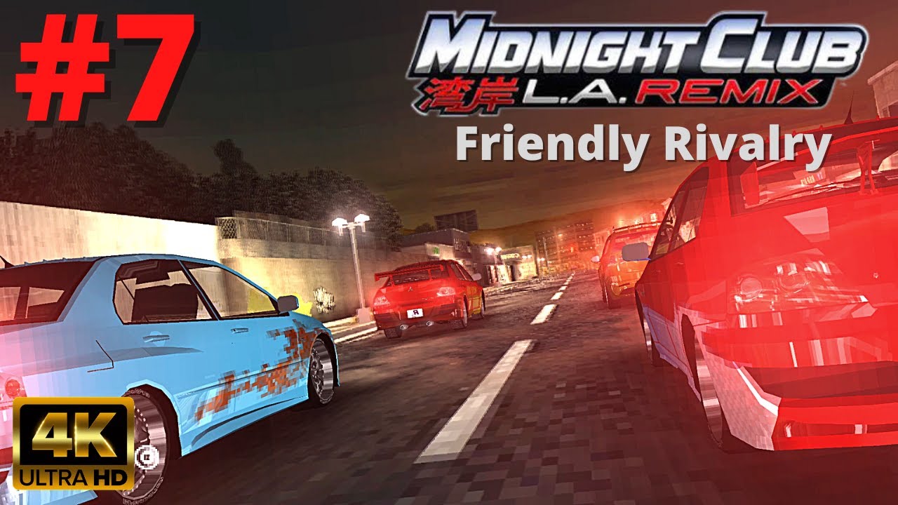 Midnight Club: L.A. Remix [4K60][PSP] - Part 7 - Friendly Rivalry (Los Angeles)