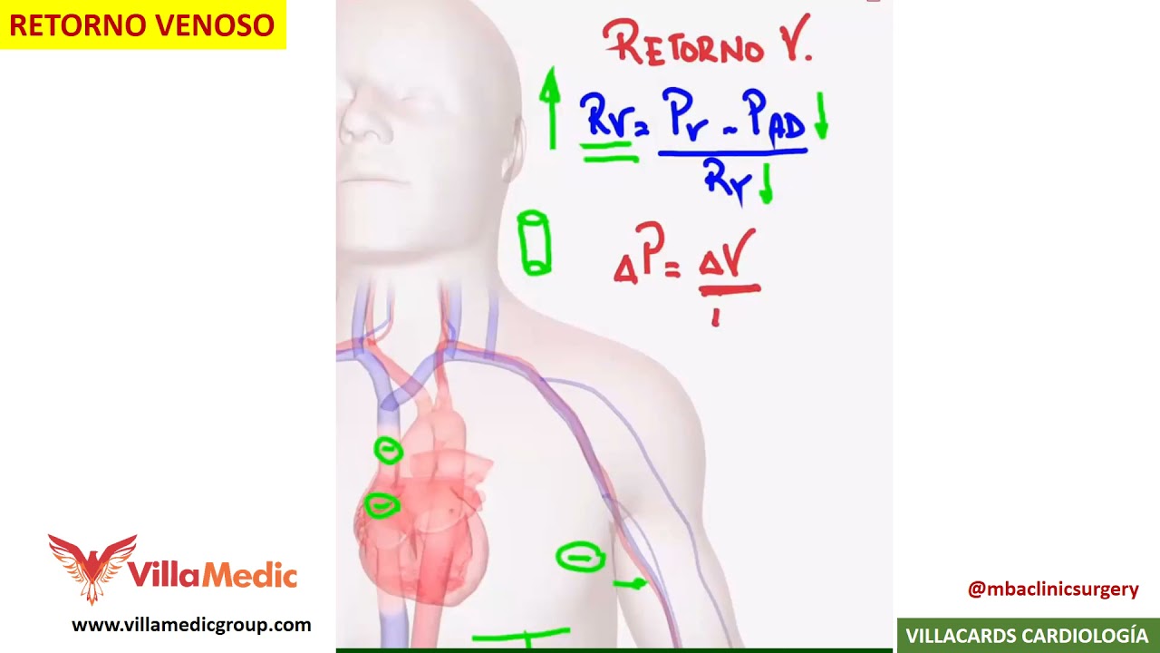 RETORNO VENOSO - Explicado con fórmulas