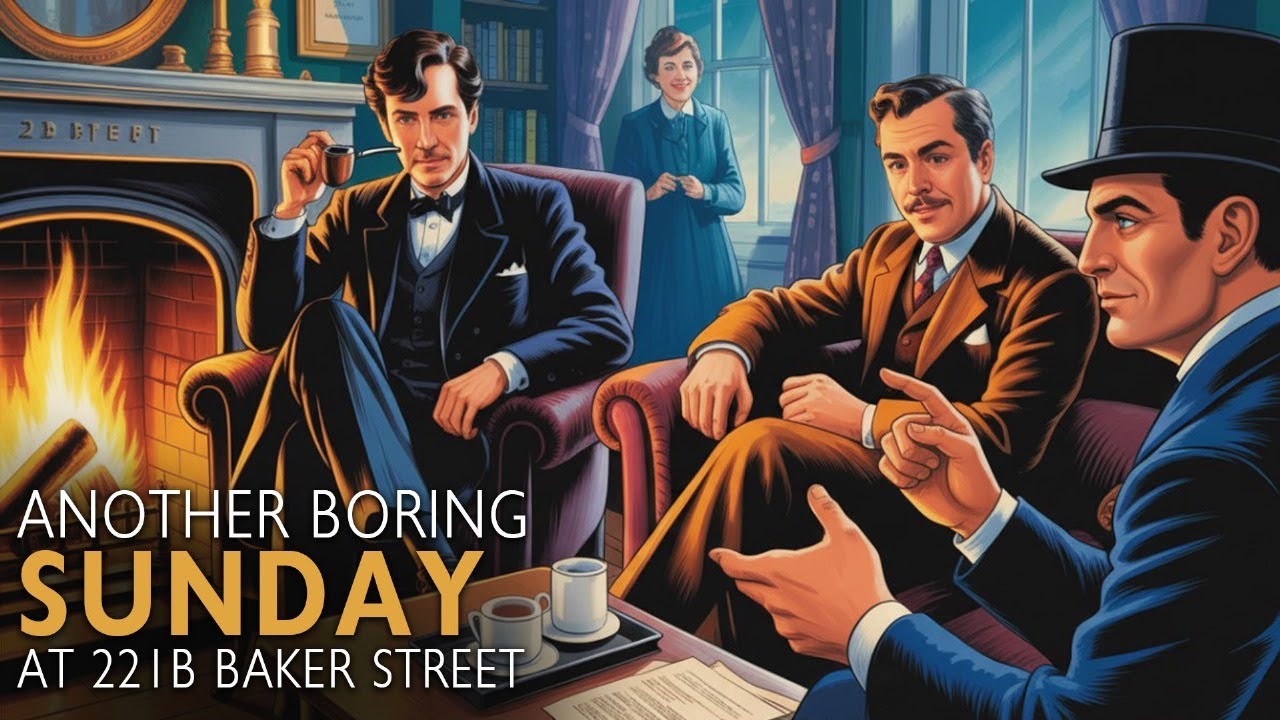 Fall Asleep to A Cozy Evening at 221B Baker Street | Sherlock Holmes Sleep Story for Relaxation