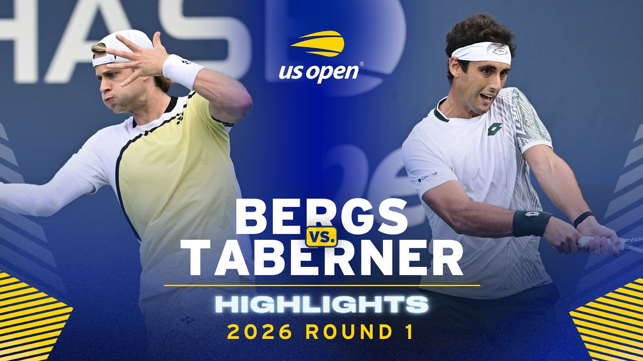 Zizou Bergs vs. Carlos Taberner Highlights | 2026 US Open Round 1