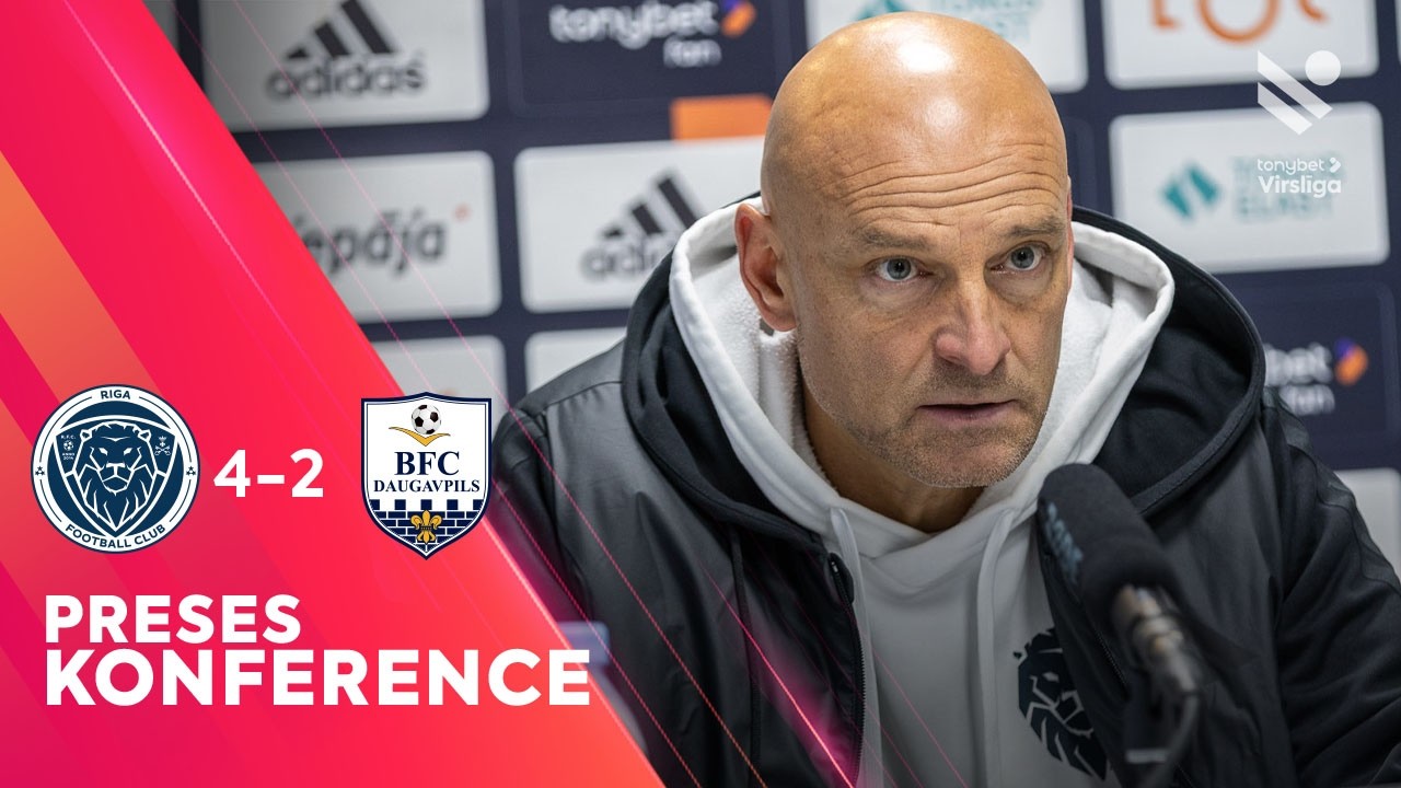 2. kārta: Riga FC 4:2 BFC Daugavpils (Preses konference) (Adrians Gula un Jurijs Sokolovs)