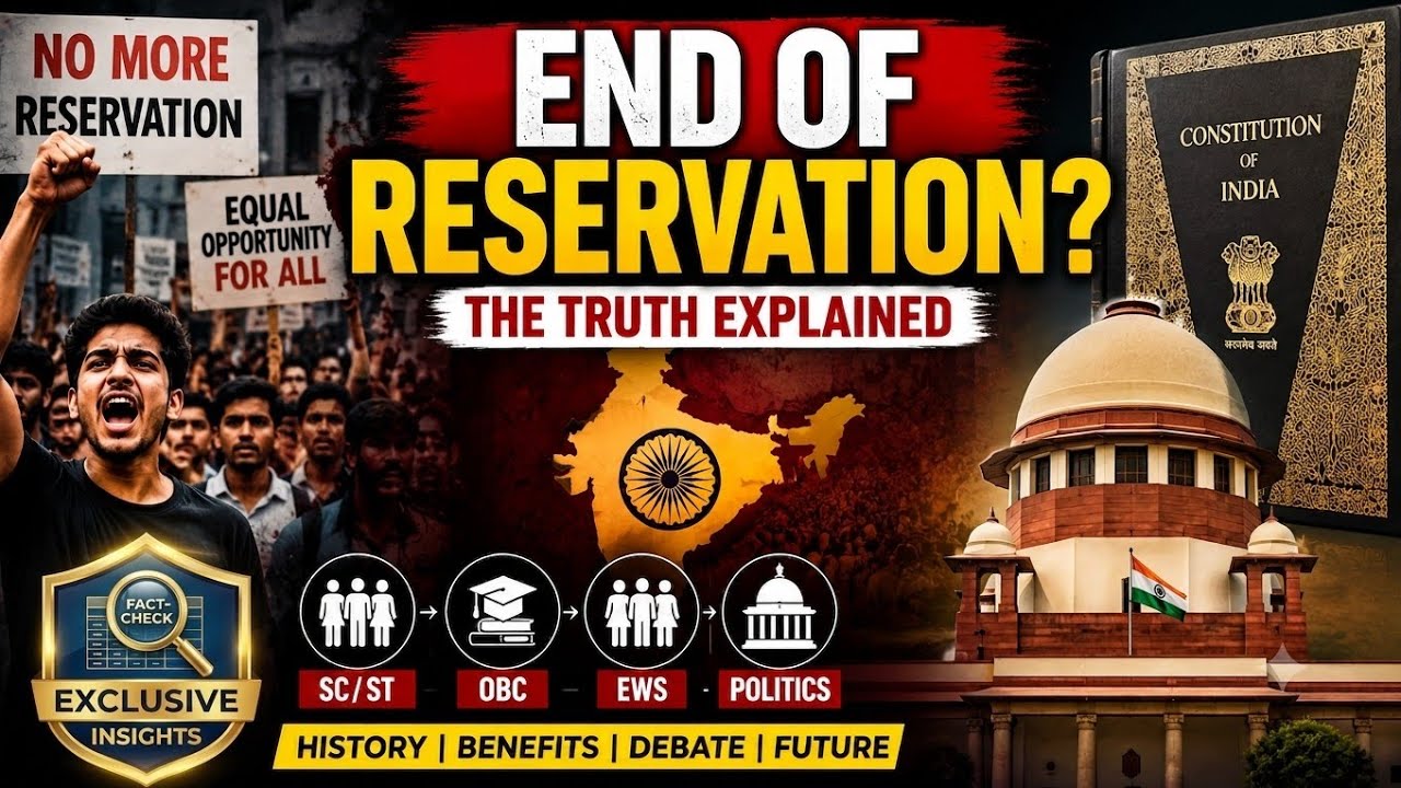 Reservation System in India: Will Reservation Ever End? | The Truth Explained 