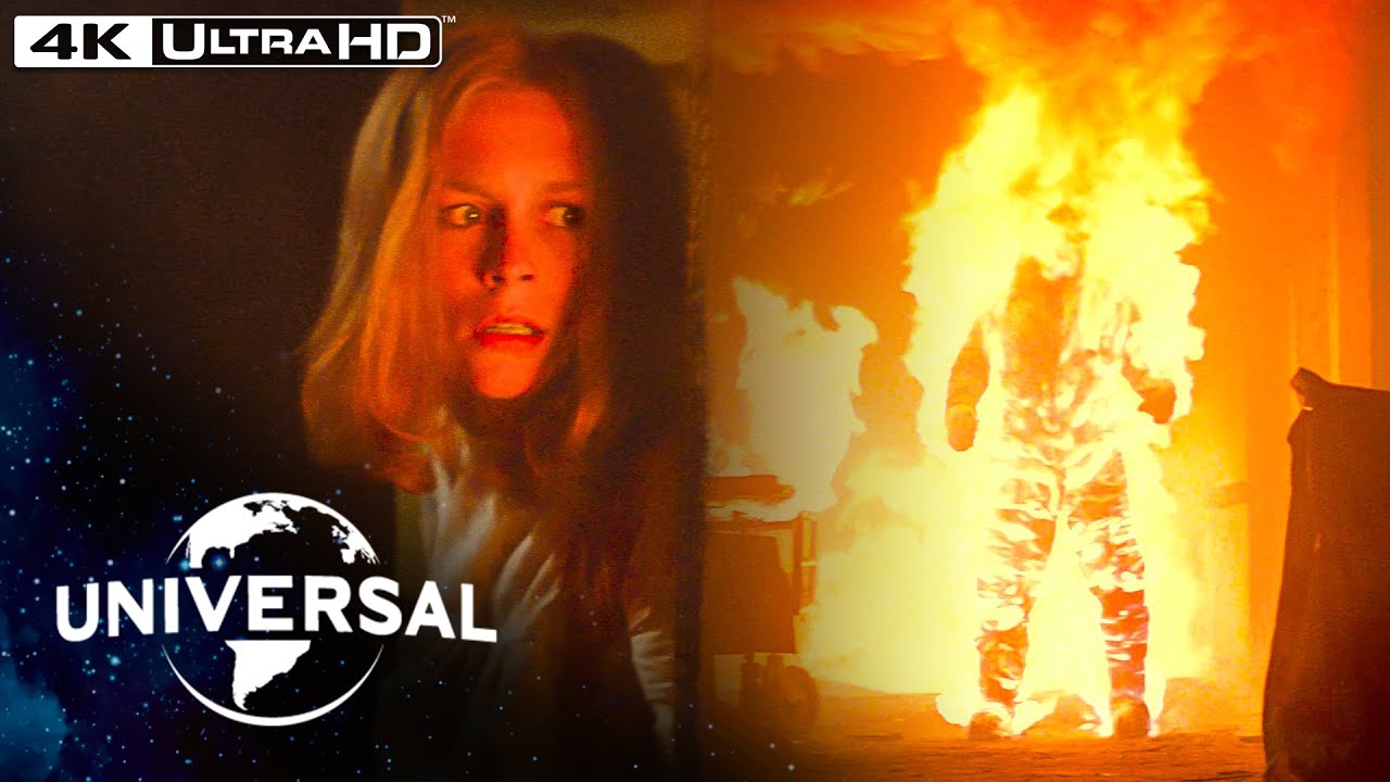 Halloween II (1981) | The Fiery 'Death' of Michael Myers in 4K HDR