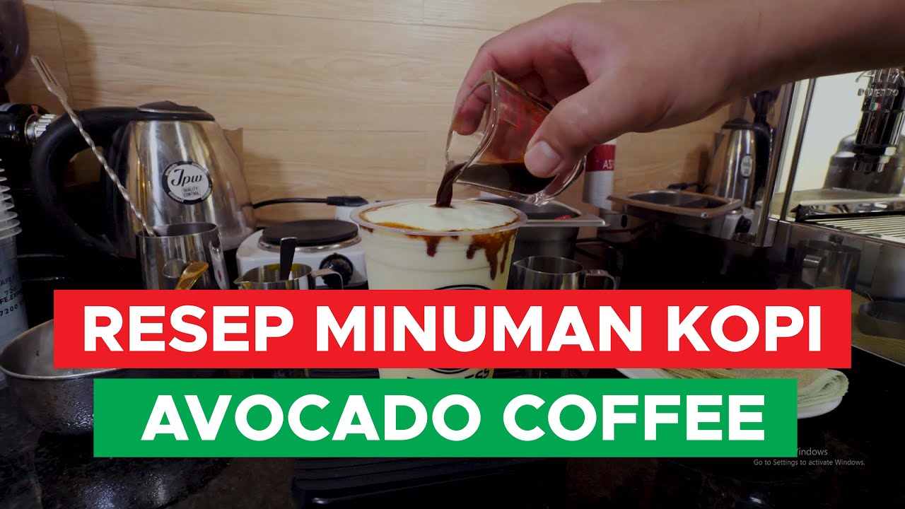 RESEP MINUMAN KOPI: AVOCADO COFFEE