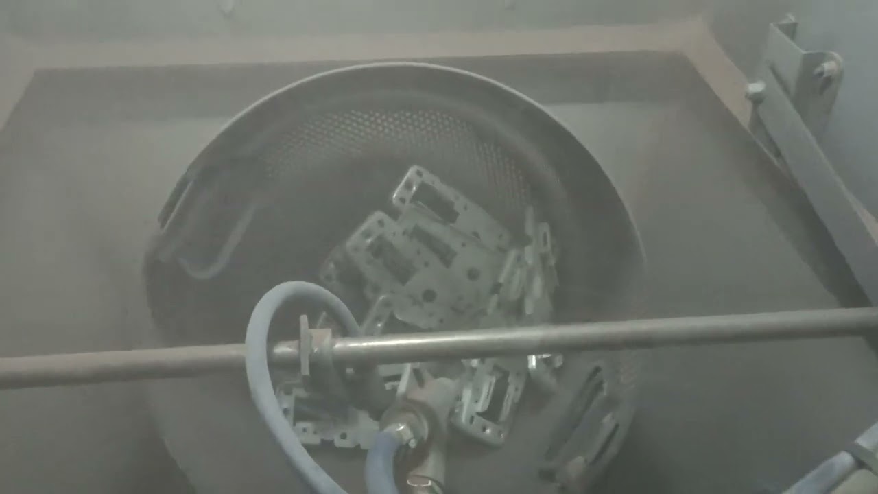Larger Parts Processed Inside Basket Unit
