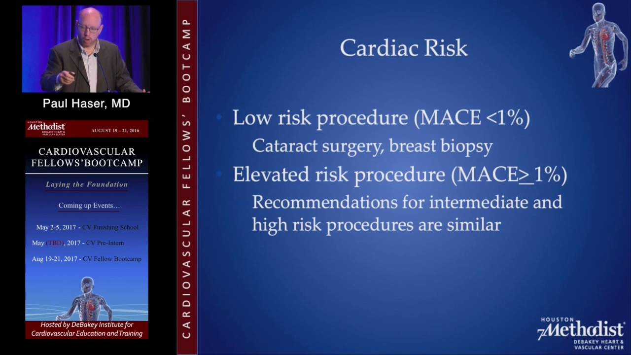 Testing and Risk Stratification (Paul Haser, MD) Saturday, August 20, 2016