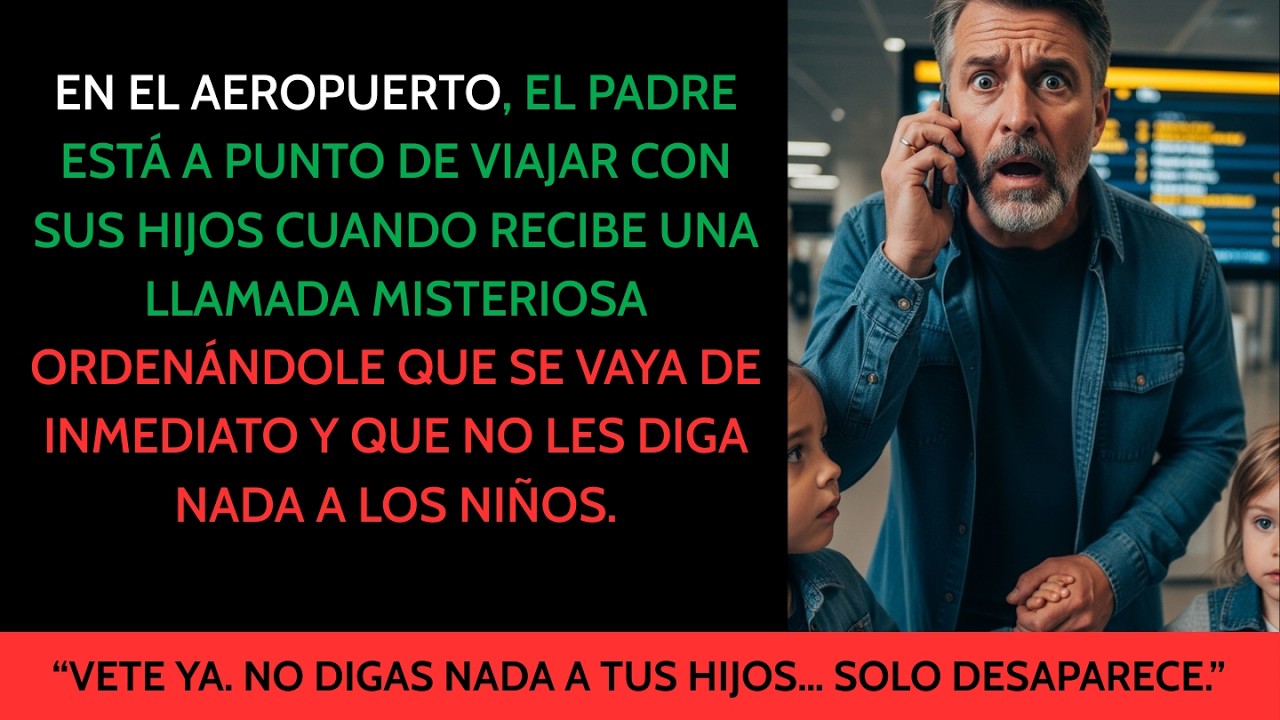 En el Aeropuerto Me Dijeron: ‘Desaparece Ahora’… Frente a Mis Hijos