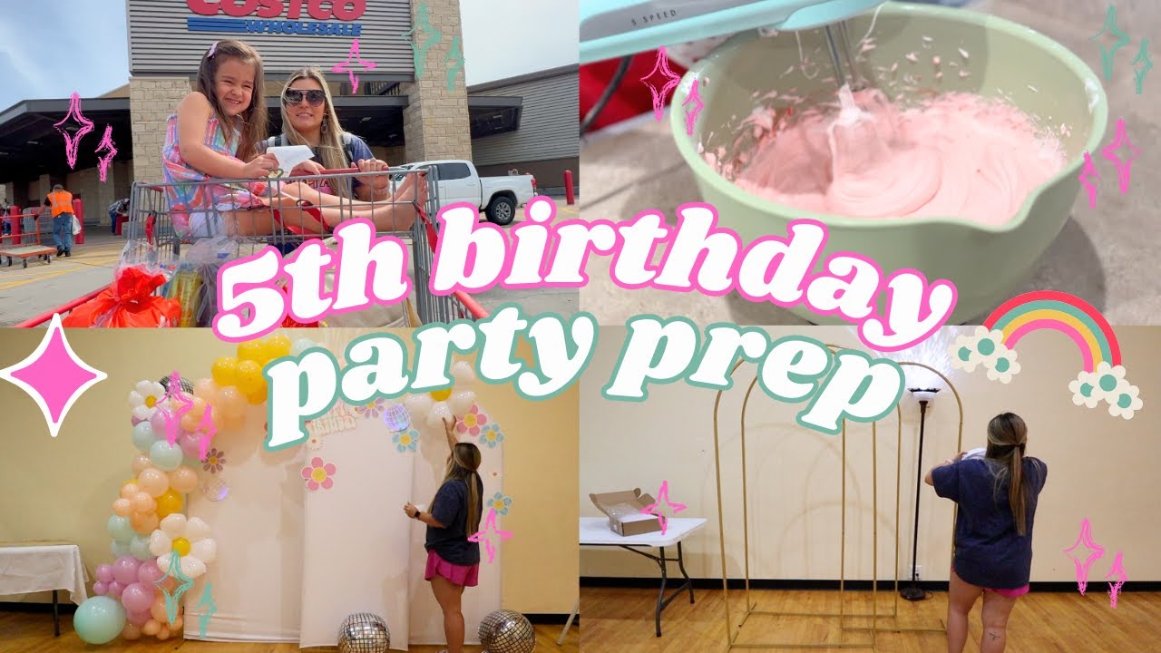 5 IS A VIBE birthday party prep with me!