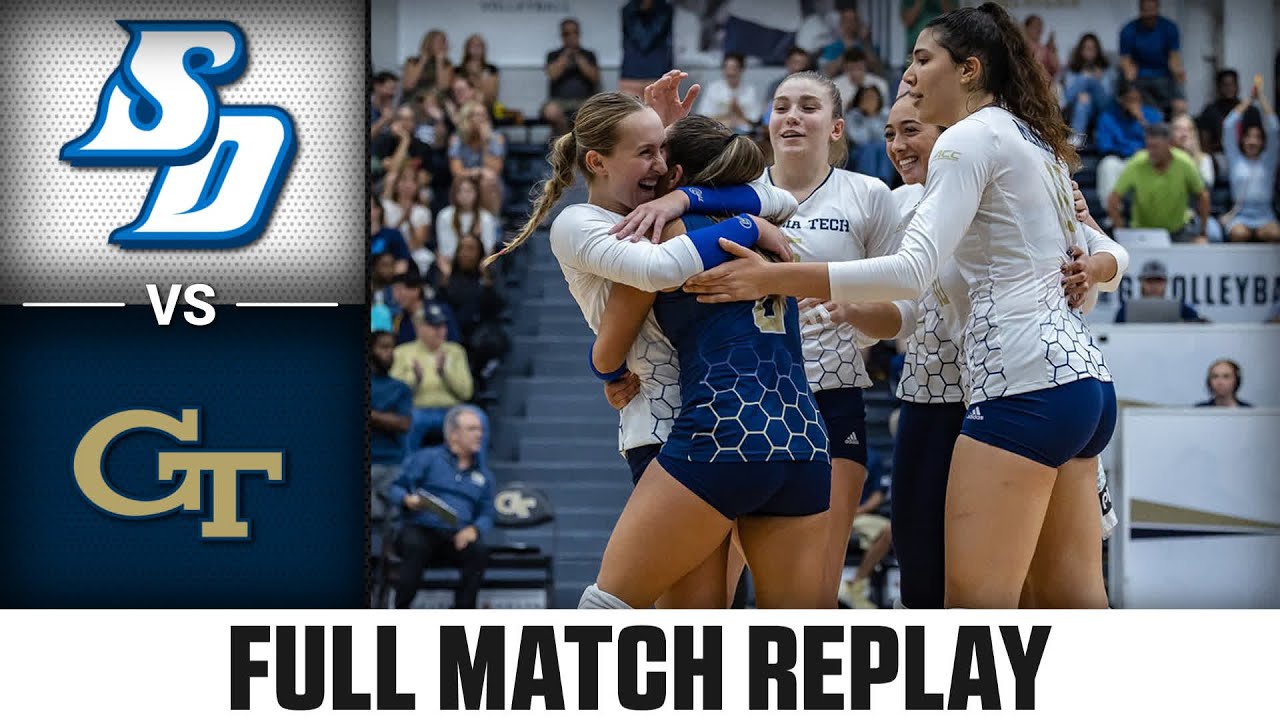 San Diego vs. Georgia Tech Full Match Replay | 2023 ACC Volleyball