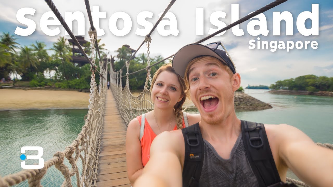 INCREDIBLE MAN MADE BEACH | SINGAPORE, Sentosa Beach | Barbster360 Travel
