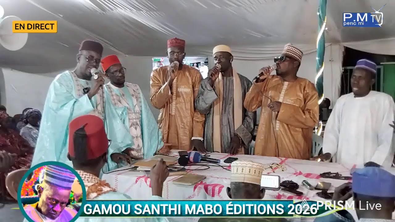 EN DIRECT  GAMOU SERIGNE DARA ELAHJI MODOU KA SANTHI MABO ÉDITIONS 2026