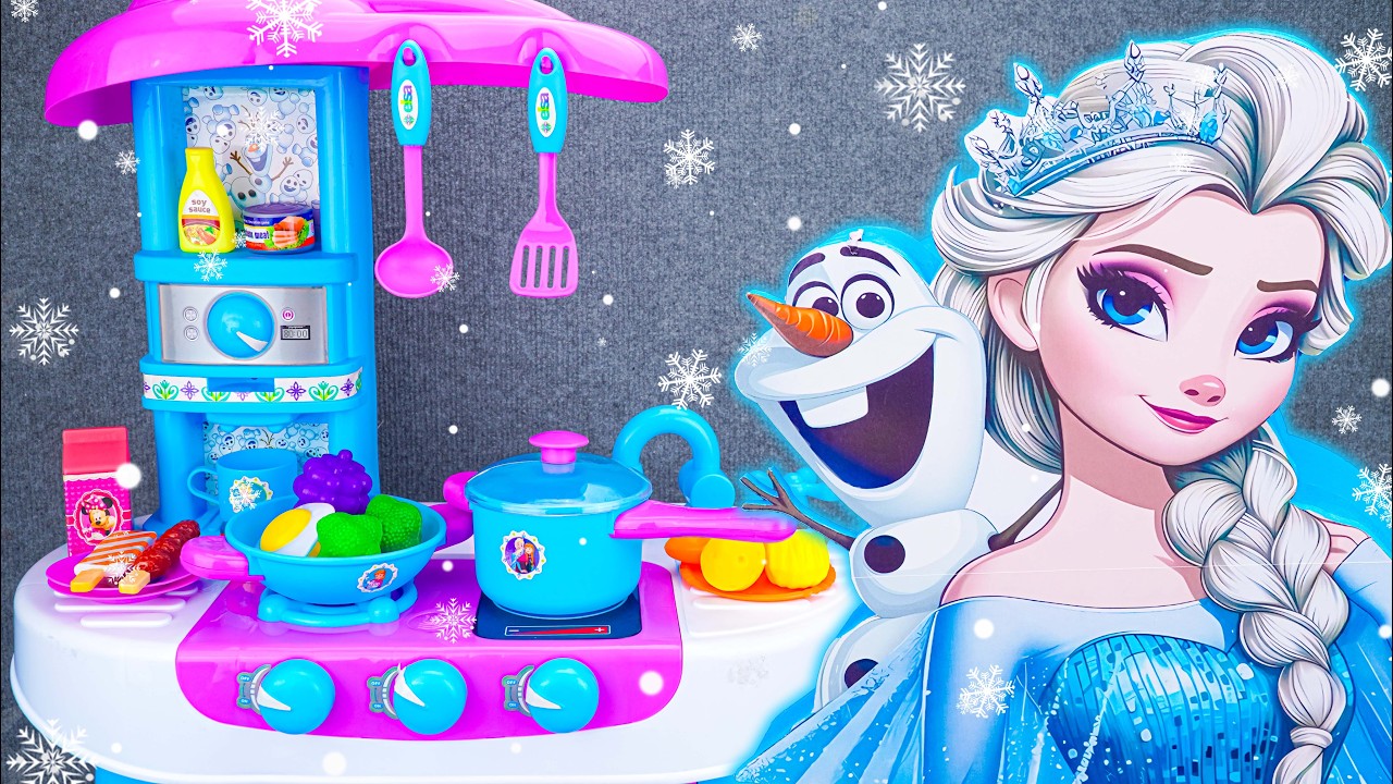 123 Minutes Satisfying with Unboxing Frozen Elsa Kitchen Toys Collection Review Toys | Ten Ten Love