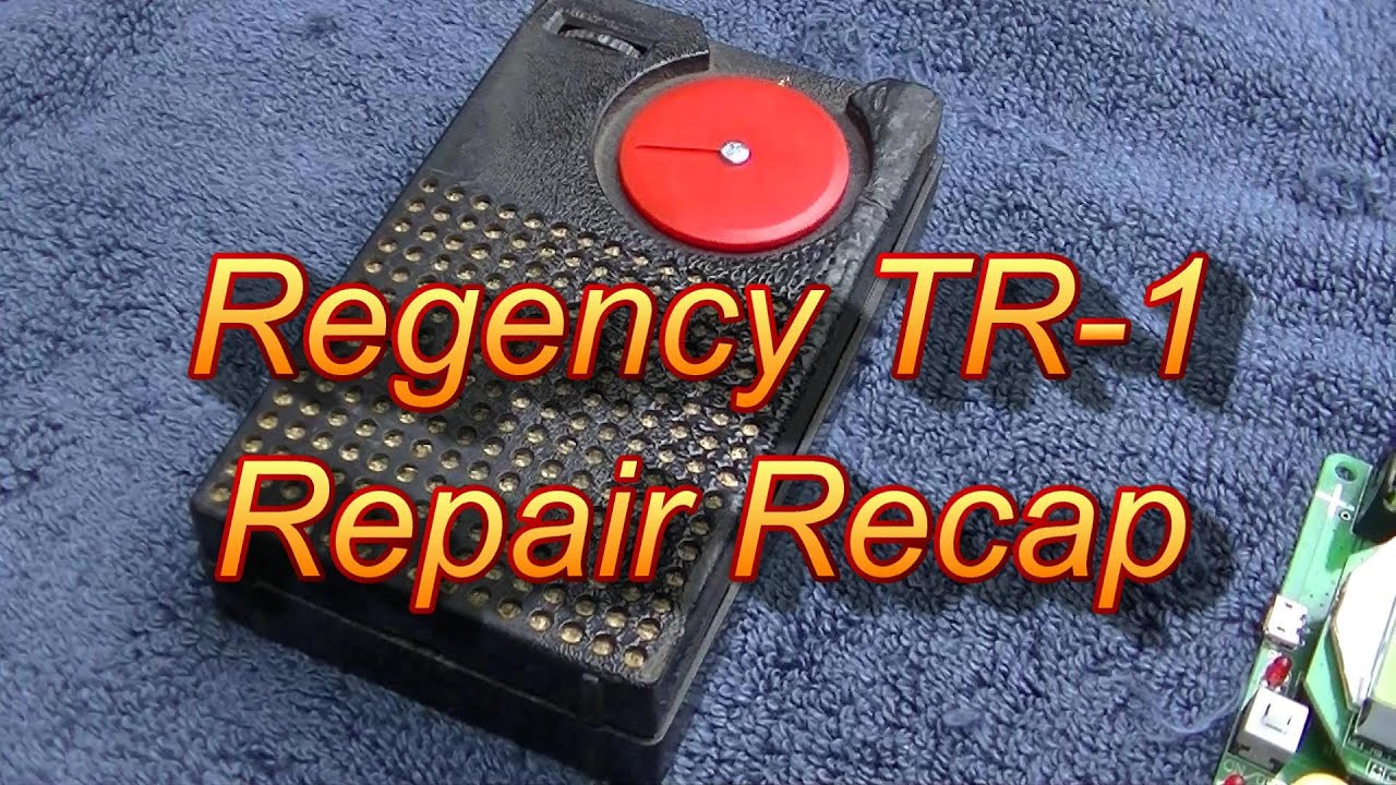 Regency TR1 AM Transistor Repair Recap Resurrection First Transistor Radio