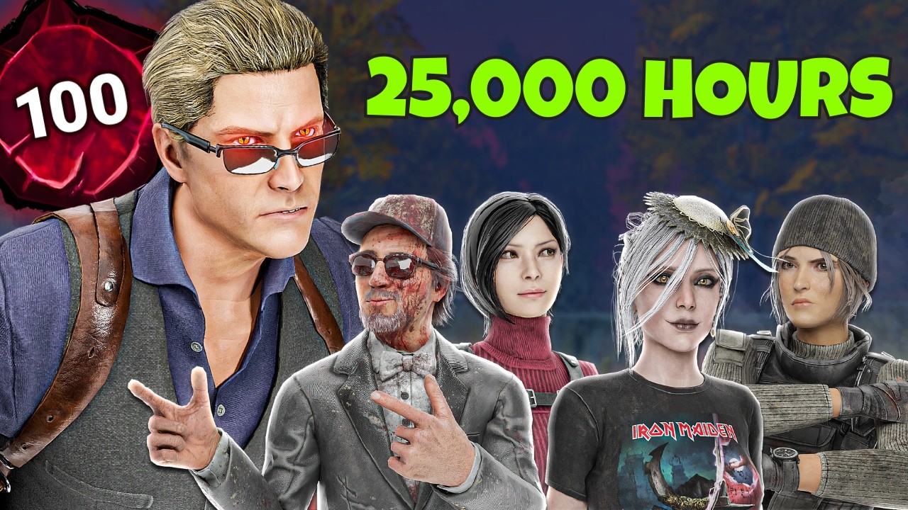 25,000 Hour SWF vs My P100 Wesker | Dead by Daylight