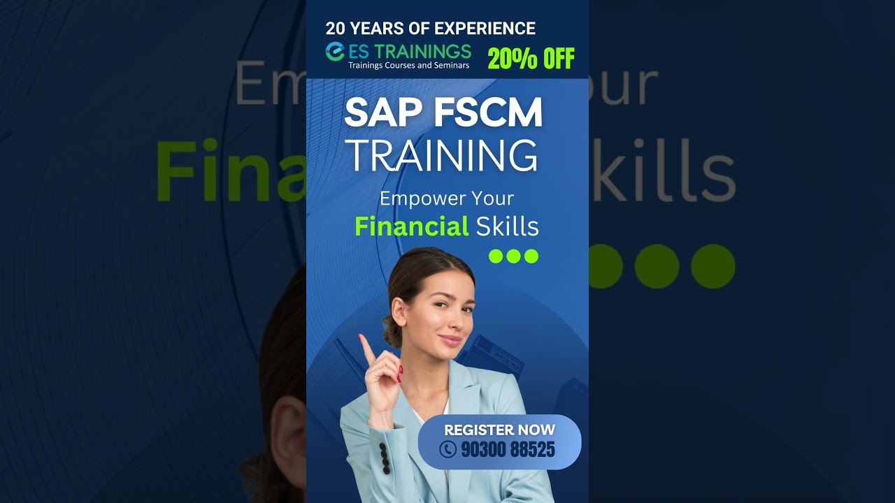 SAP FSCM online training Chat on WhatsApp :  