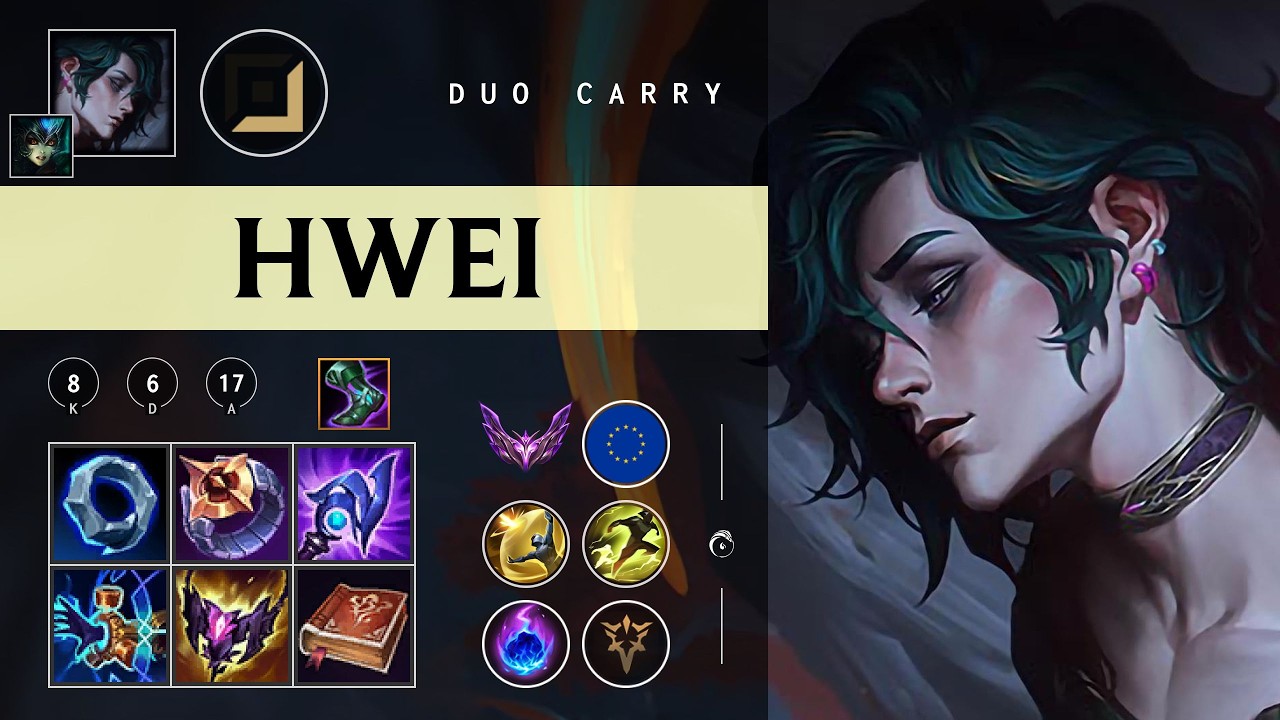 Hwei Carry vs Jinx - EUW Master Patch 26.05
