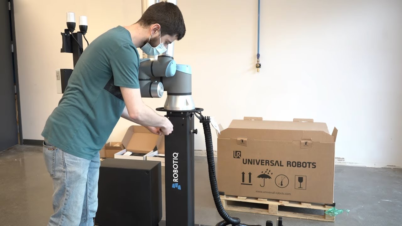 How to install the Robotiq Palletizing Solution PE series with an e Series Universal Robot