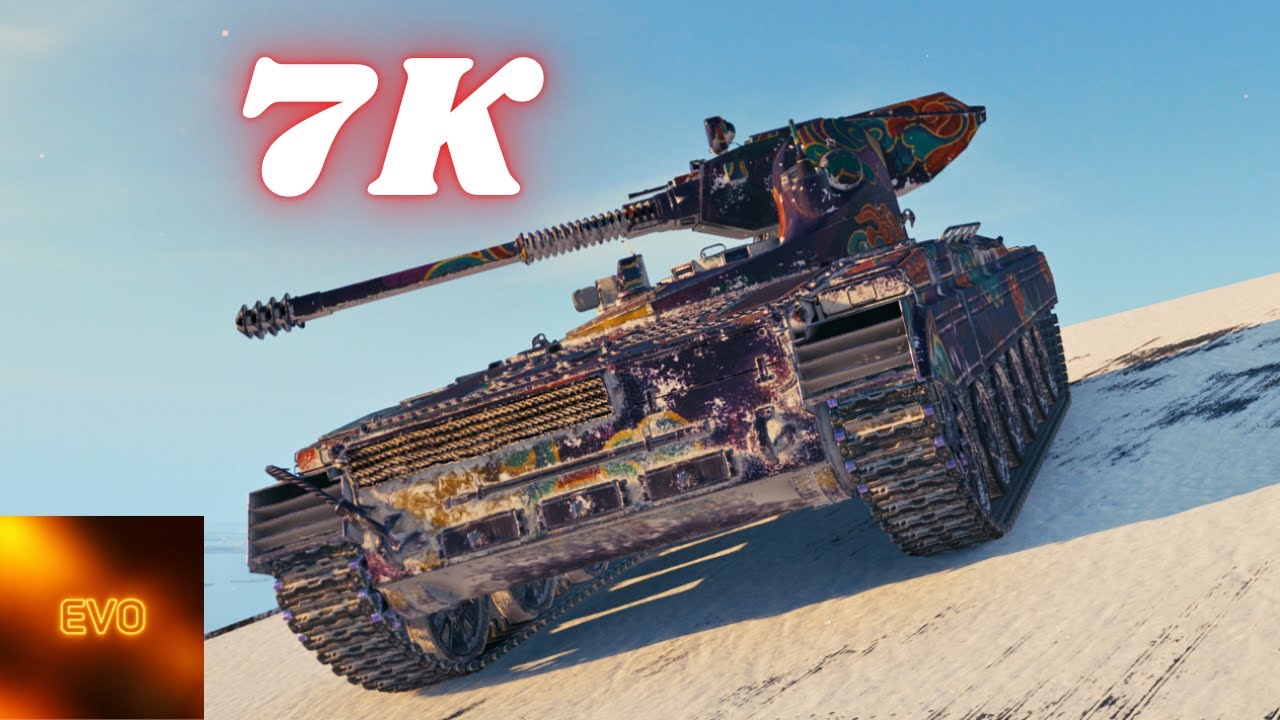 Vz. 71 Tesák 7K Damage & Panhard EBR 105 - 9.4K Damage 8 Kills  World of Tanks