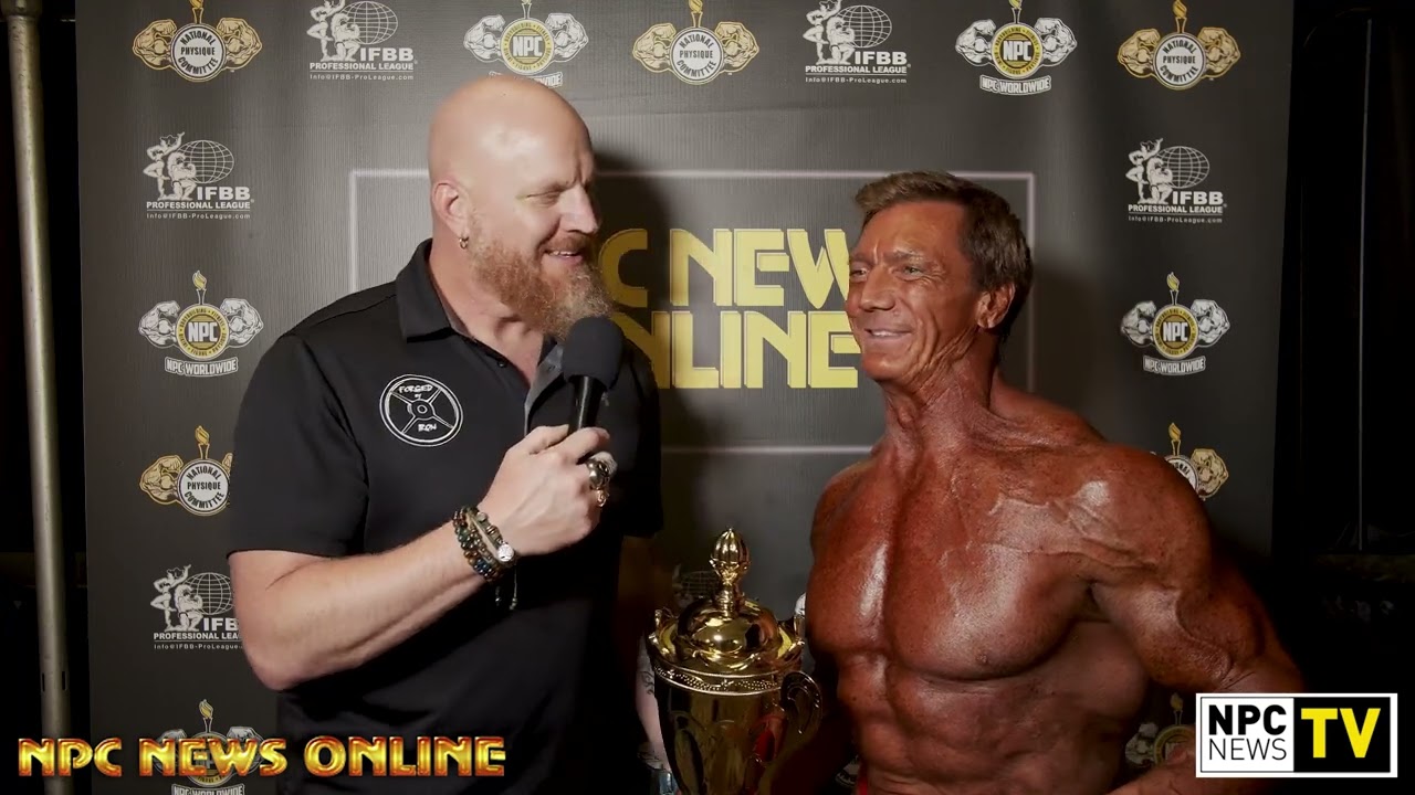 2025 NPC Masters National Championships Bodybuilding 60+ Overall Winner John Hansen