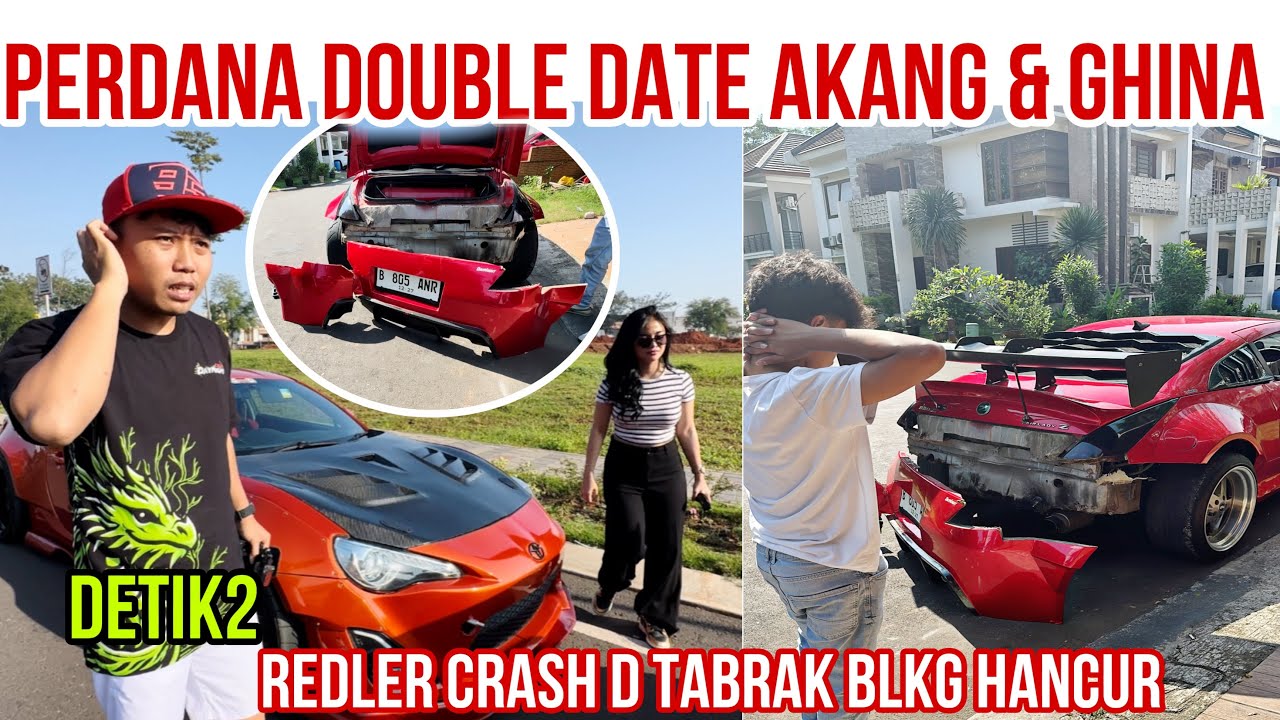 PERDANA DOUBLE DATE BRG AKANG MV BERUJUNG CRASH BODY BLKG REDLER HANCUR