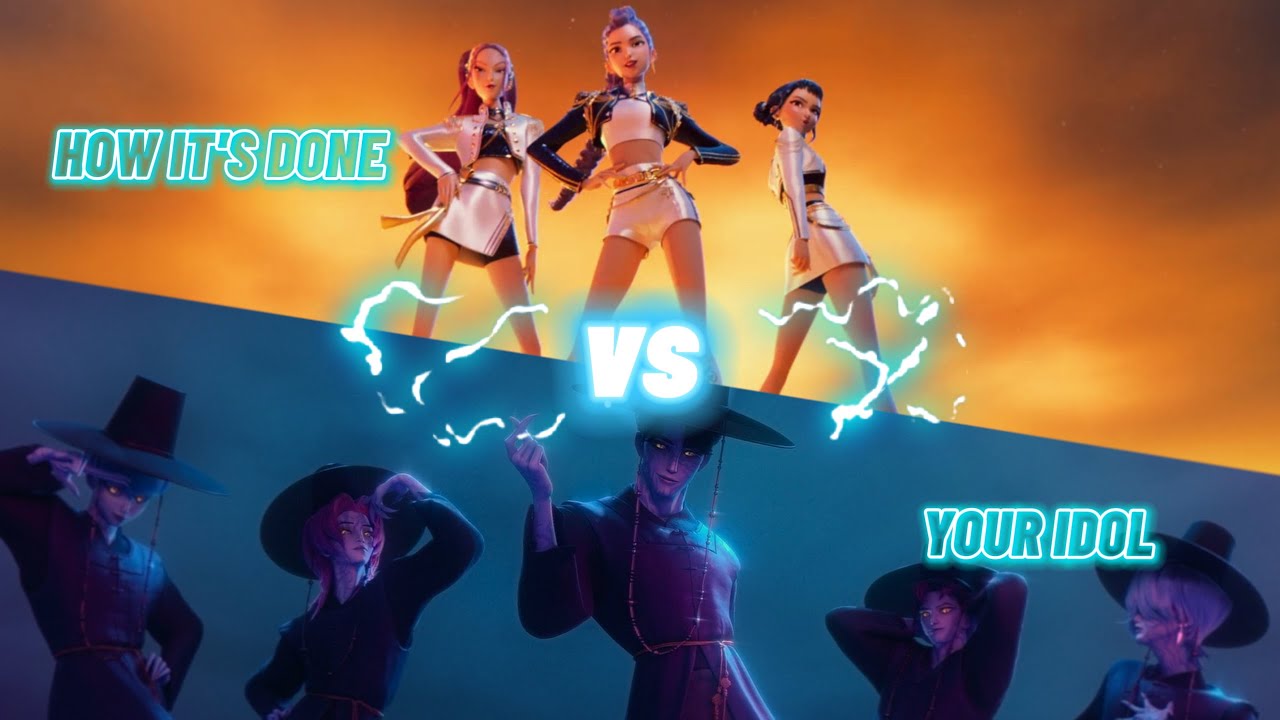 HUNTRIX vs SAJA BOYS (Mashup) How It's Done x Your Idol ~ Kpop Demon Hunters