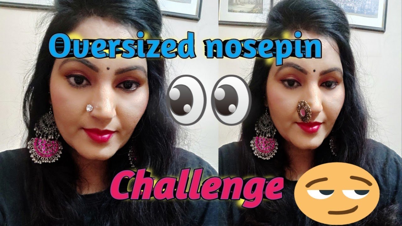 Big studs oversized nose pin🙏🙏 highly requested video 💥 DIY nose studs🌼