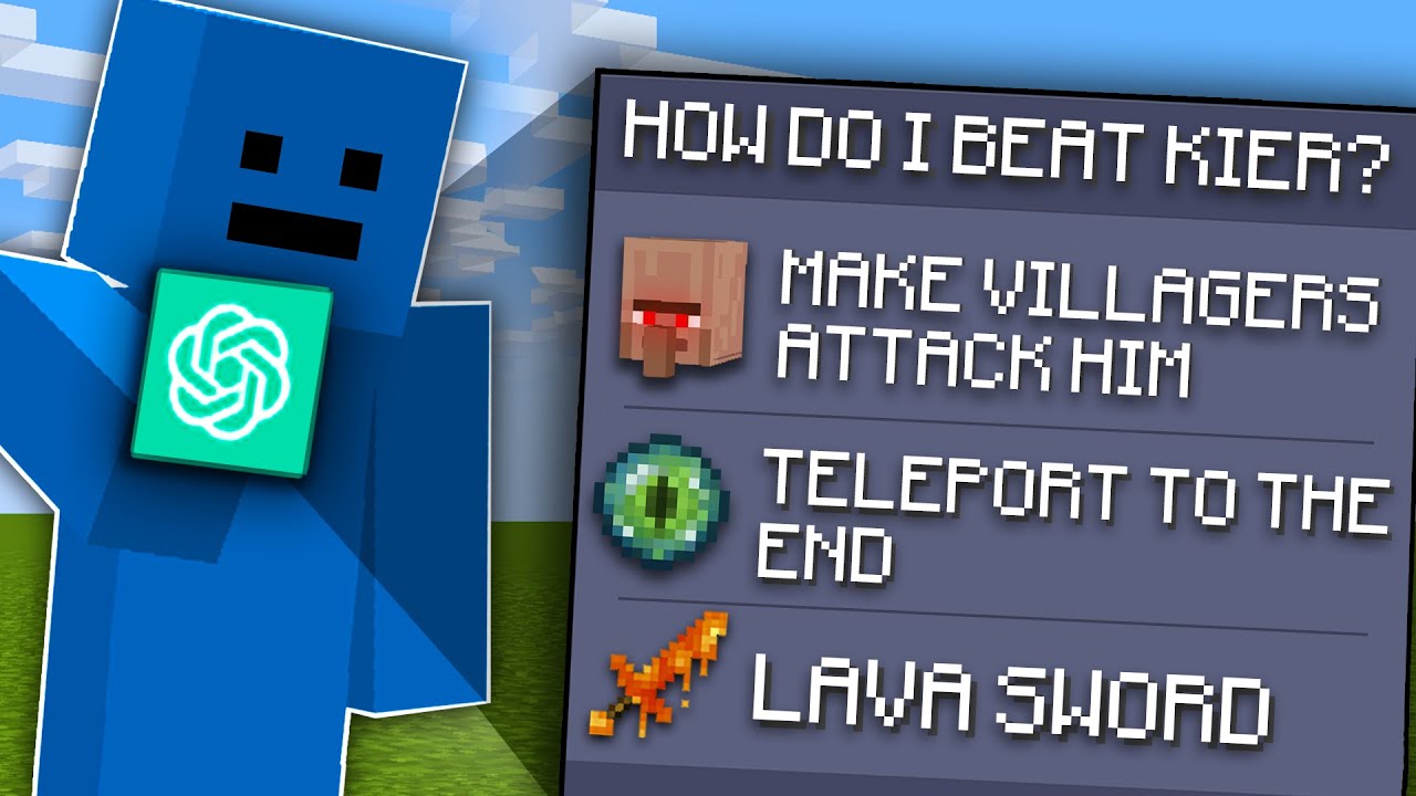 Minecraft Manhunt, но ИИ делает поворот...