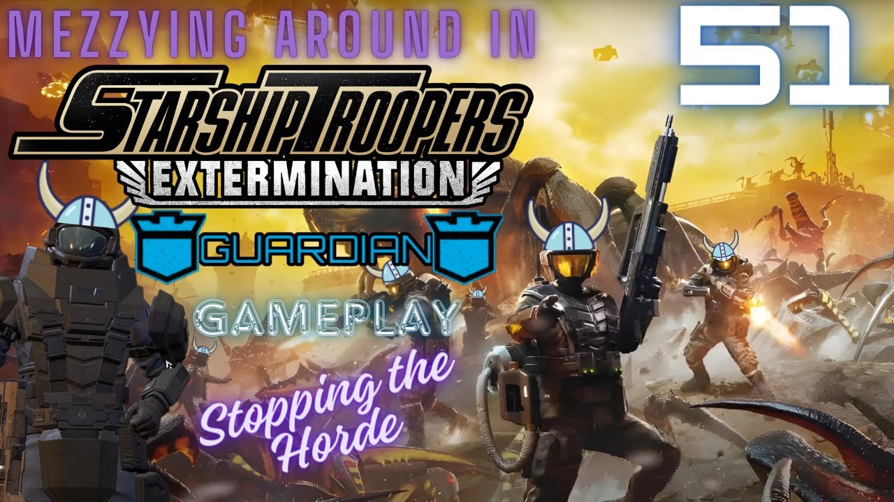 Starship Troopers Extermination Guardian Gameplay - Stopping the Horde