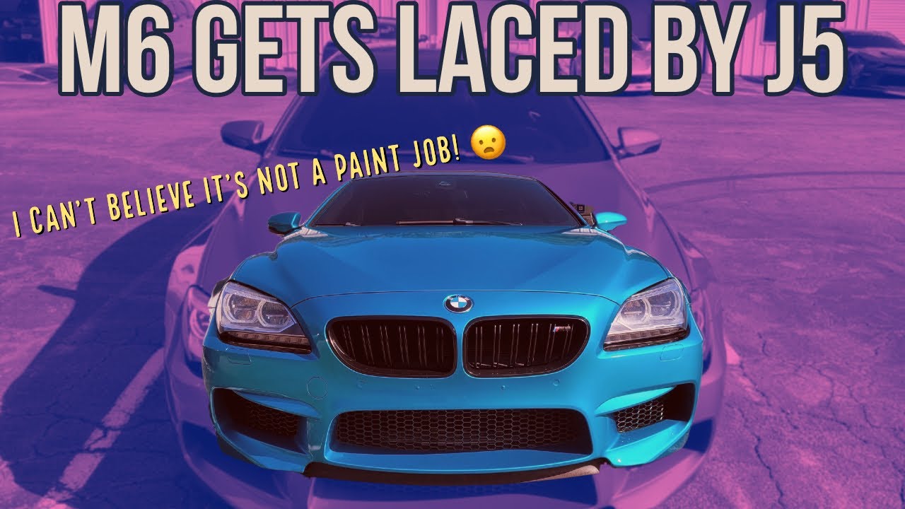 2014 BMW M6 Gets wrapped in 3M 1080 Gloss Atomic Teal