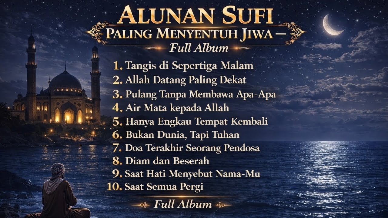 Diam dan Berserah| Alunan Sufi Paling Menyentuh Jiwa