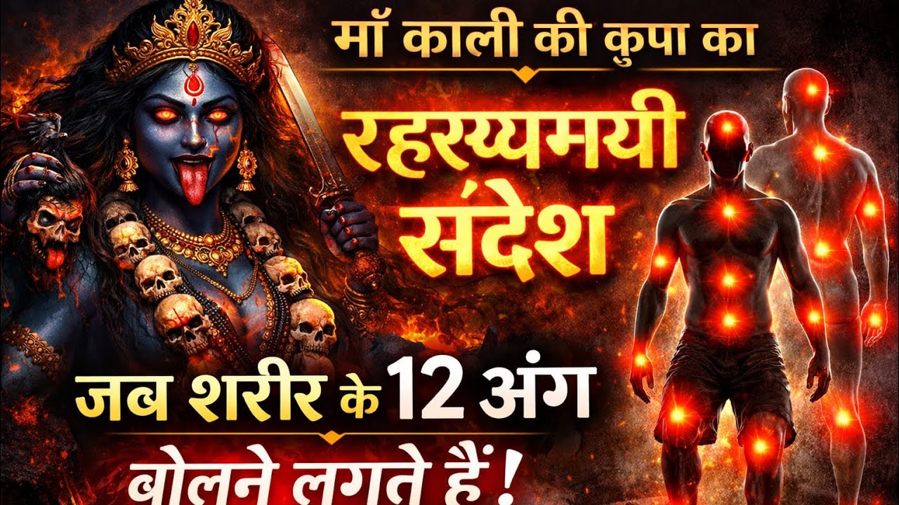 माँ काली की कृपा का रहस्यमयी संदेश – जब शरीर के 12 अंग बोलने लगते हैं