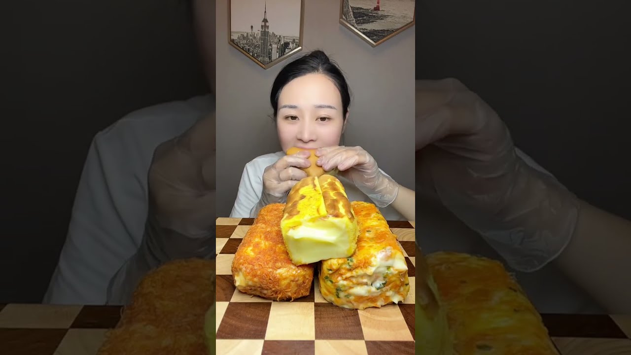 mukbang tiger skin roll