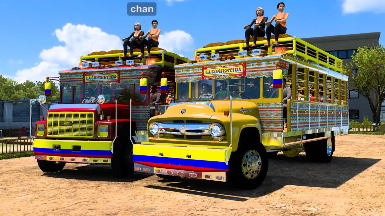 ¡LLEGARON LAS CHIVAS RUMBERAS! | Por COLOMBIA | American Truck Simulator