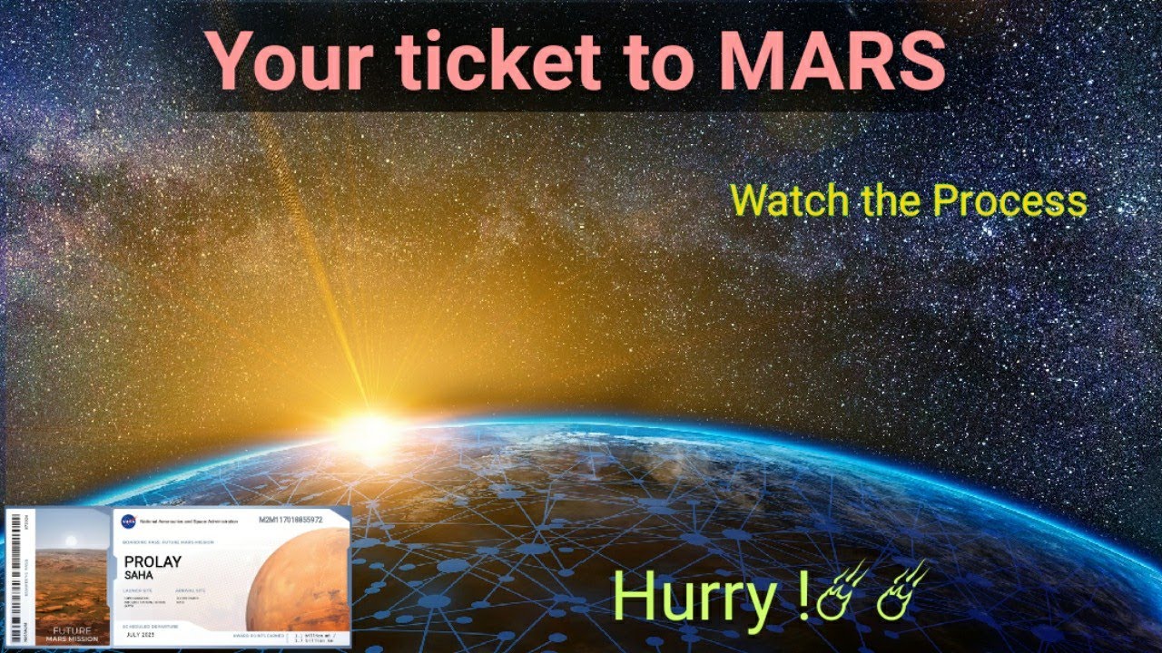 NASA is Sending Your Name To MARS | Generate Your Ticket | See The Full Process |