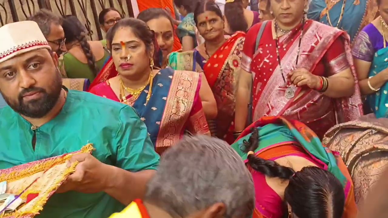 चेतन व सागर भामरे पुणे यांचे कडील कानबाई माता थाट. प्रस्तुत गणेश अमृतकर बहादरपूर जळगाव.