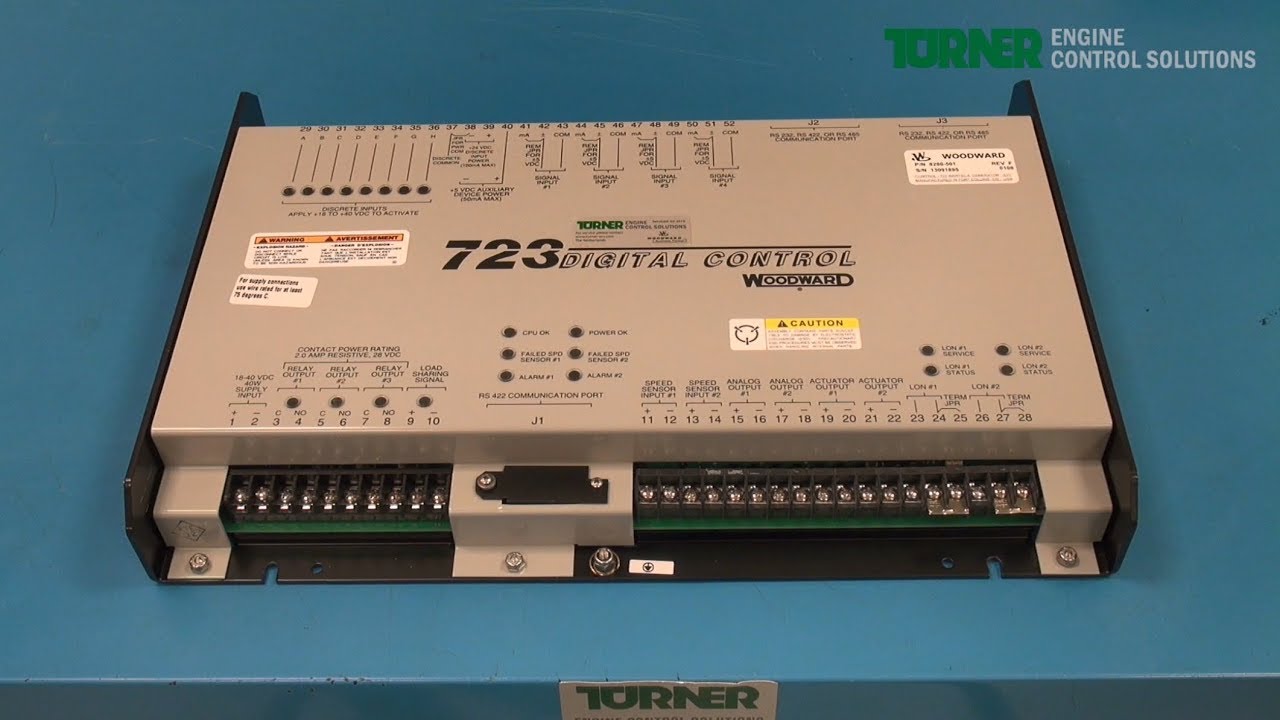 Turner ECS - Woodward 723 Repair 2019