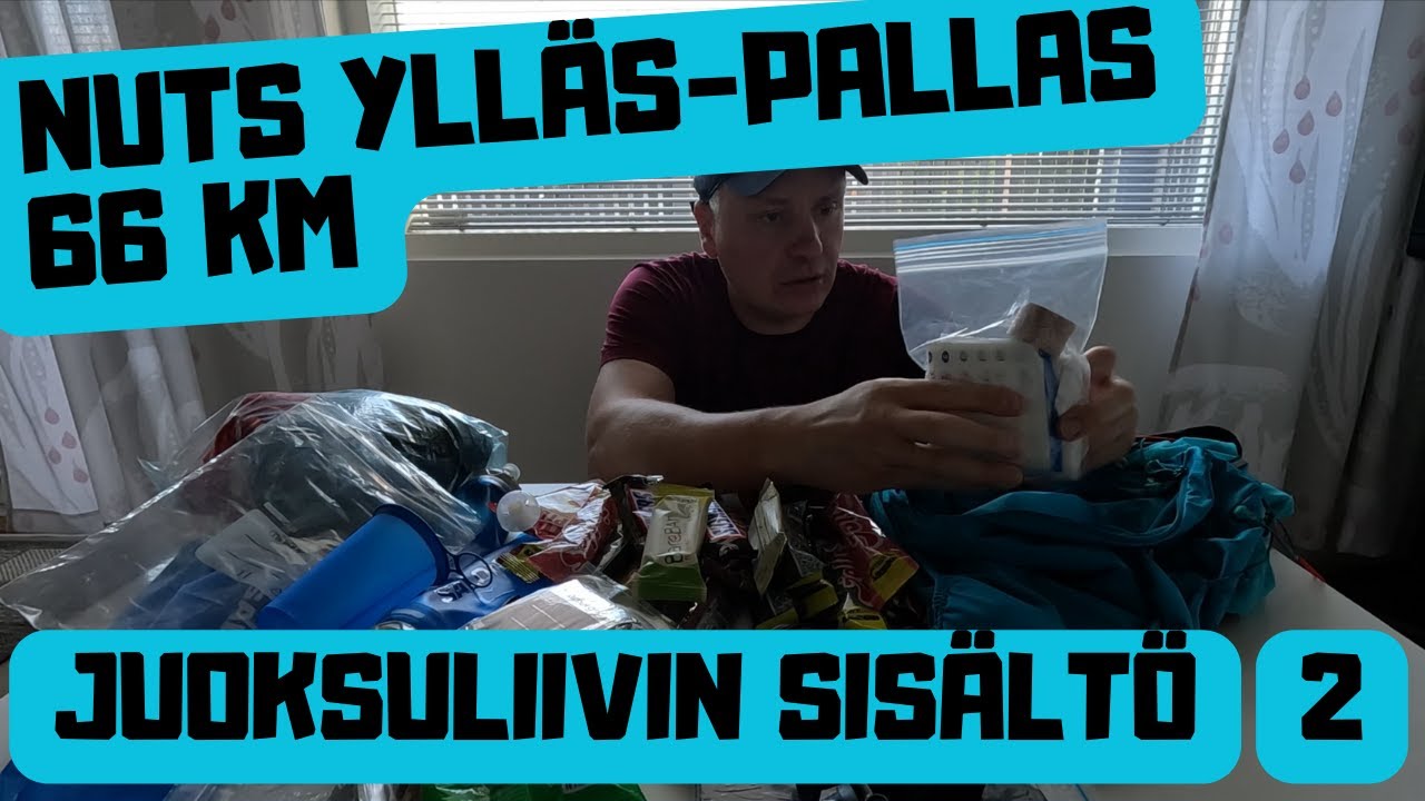NUTS Ylläs-Pallas 66 km - Juoksuliivin sisältö 2/5