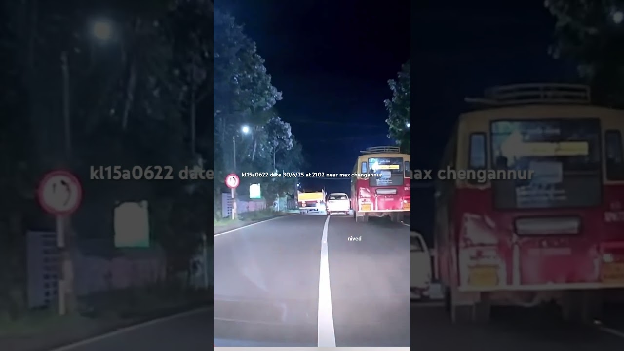 #ksrtc #bus #dangerous #overtake #chengannur #kerala #accident prone area #driving