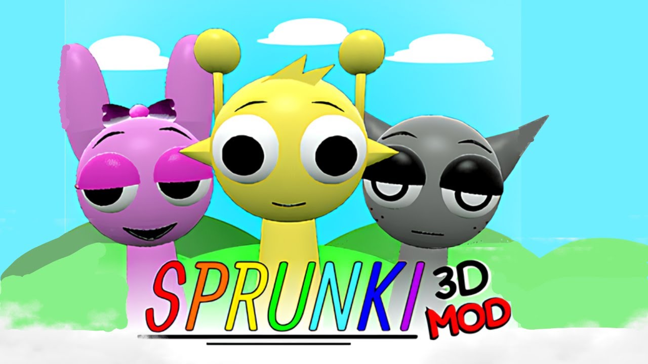 SPRUNKI 3D MOD