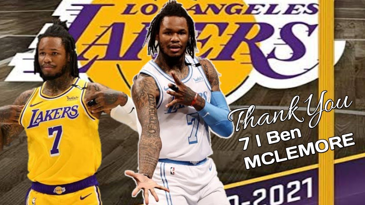 BEN MCLEMORE SEASON HIGHLIGHTS 2020-2021 I LAKERS I BOUNCE BACK STRONGER I THANK YOU BEN